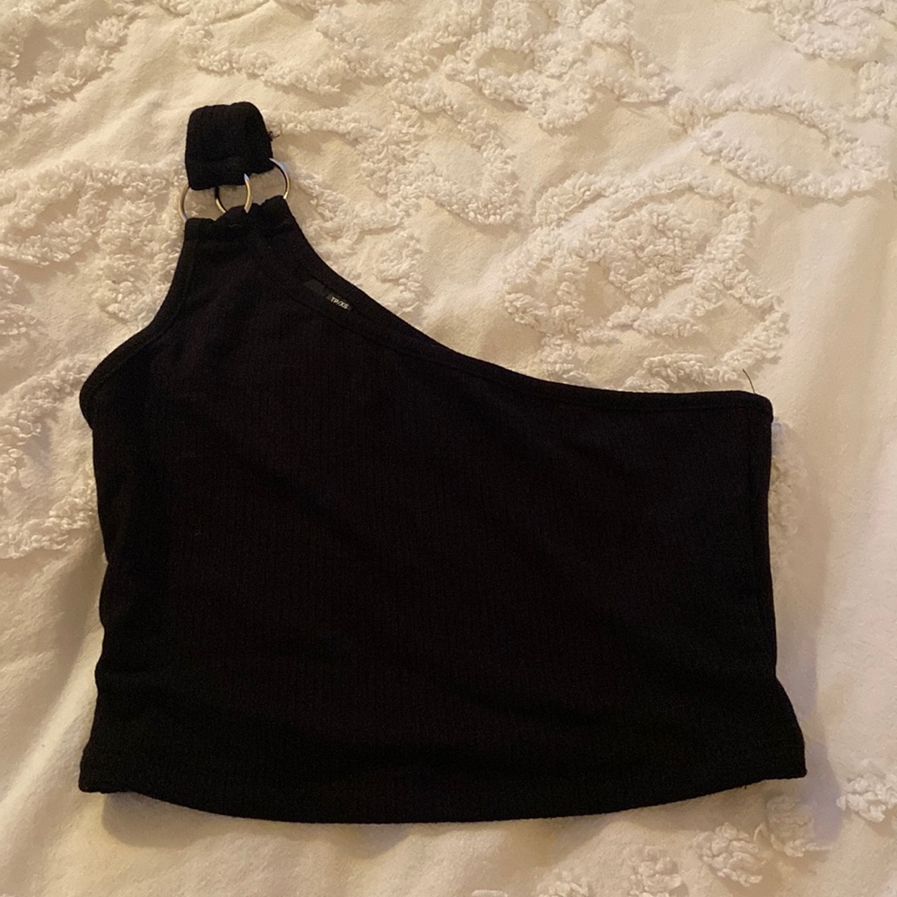 Garage One Shoulder Tank Top